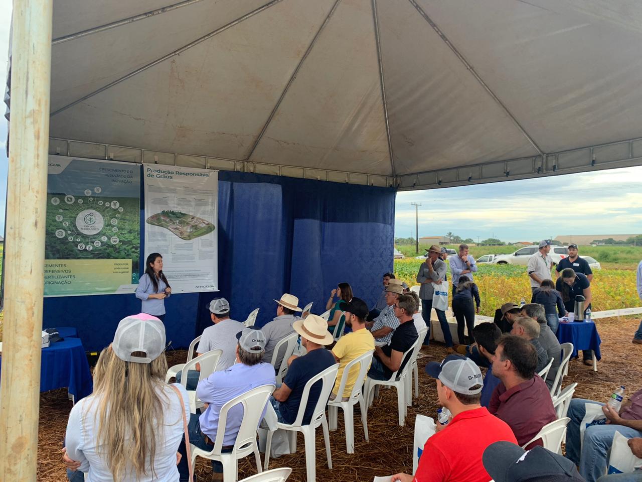 Circuito Tecnológico da Soja, realizado em Sapezal (MT), no dia 16 de janeiro de 2020.